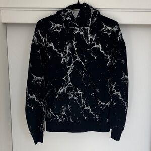Buffbunny Collection Marble Print Pullover Sweatshirt XXS